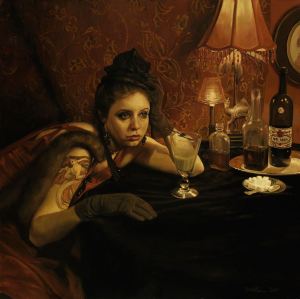 TGL1 Pamela Wilson FINE ART's The Absinth Drinker, and the Hostile Silence